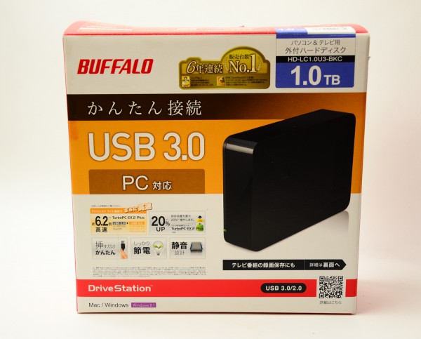 BUFFALO 外付HDD 1.0TB 買取 しました！