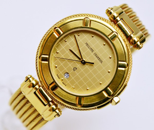 フィリップ シャリオール ケルティック K18 金無垢時計 買取 しました！