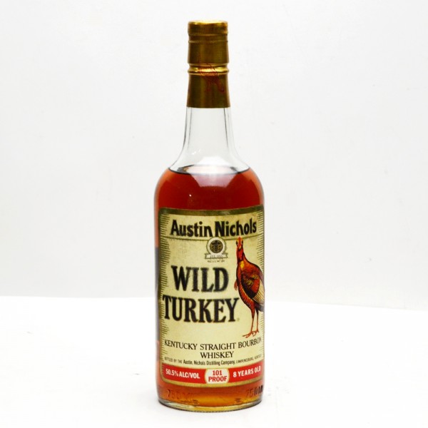 レアWILDTURKEY ワイルドターキー バーボンウイスキー 8年 旧ラベル