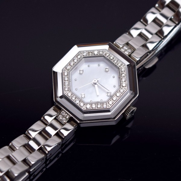 ルナージュ 腕時計 AD-029 シルバー ダイヤ0.30ct Lunage 買取 しました！