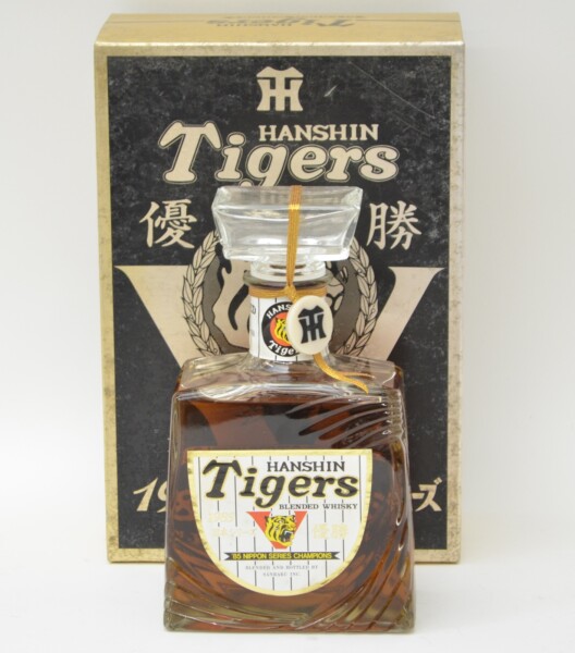 阪神タイガース 優勝記念 ウイスキー 1985年チェーン付きです - ウイスキー